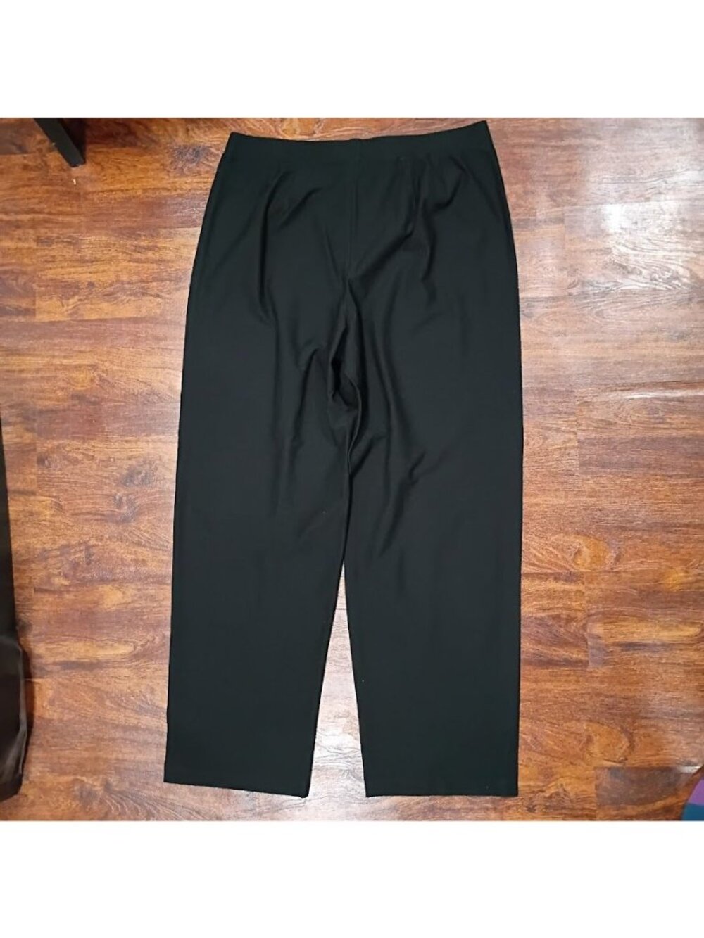 Eileen Fisher Womens Washable Stretch Crepe Straight Pants Black Size 1X Oeko - Picture 12 of 14